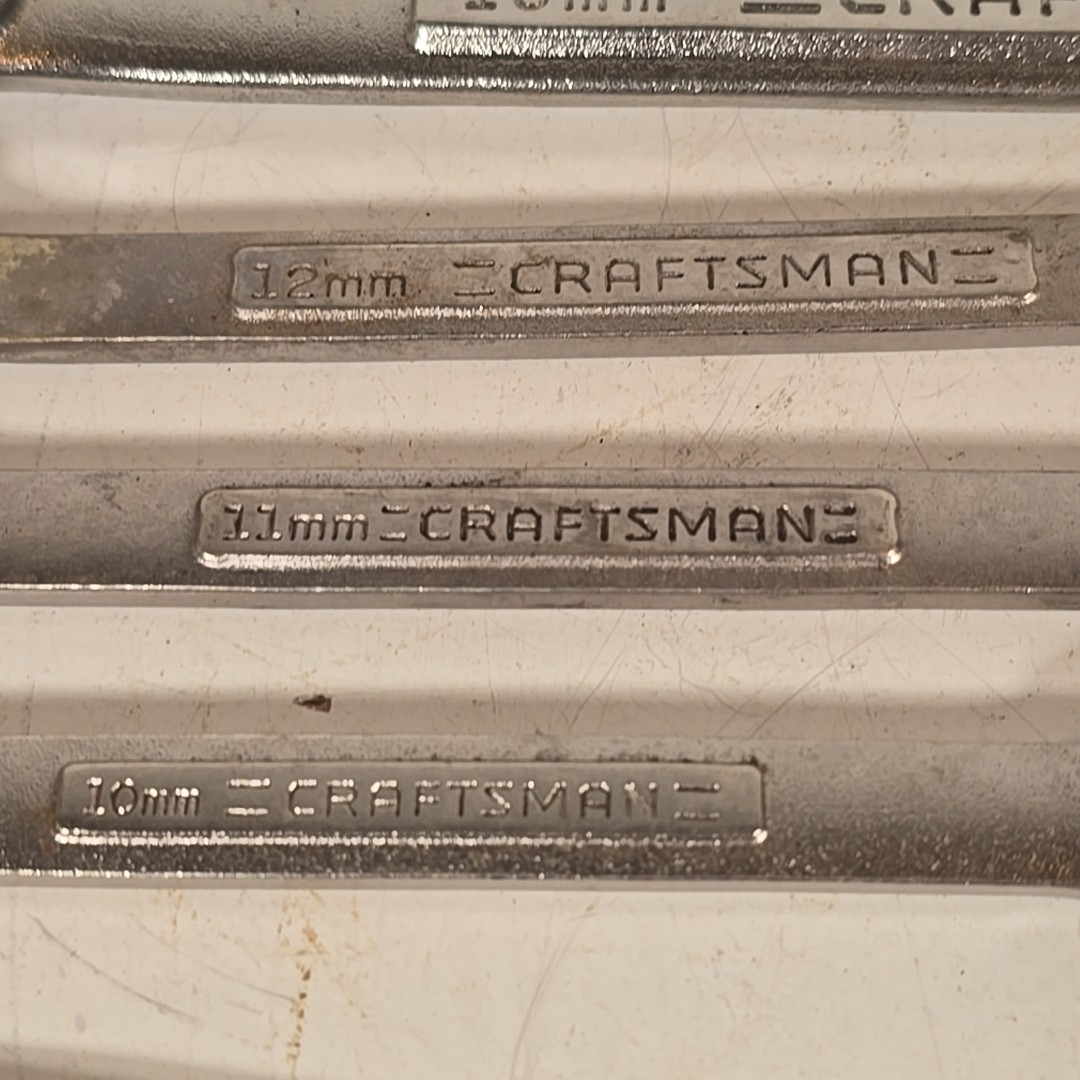 Craftsman Combination Wrench Set 6pc 42911-42916 8mm 9mm 10mm 11mm 12mm & 18mm