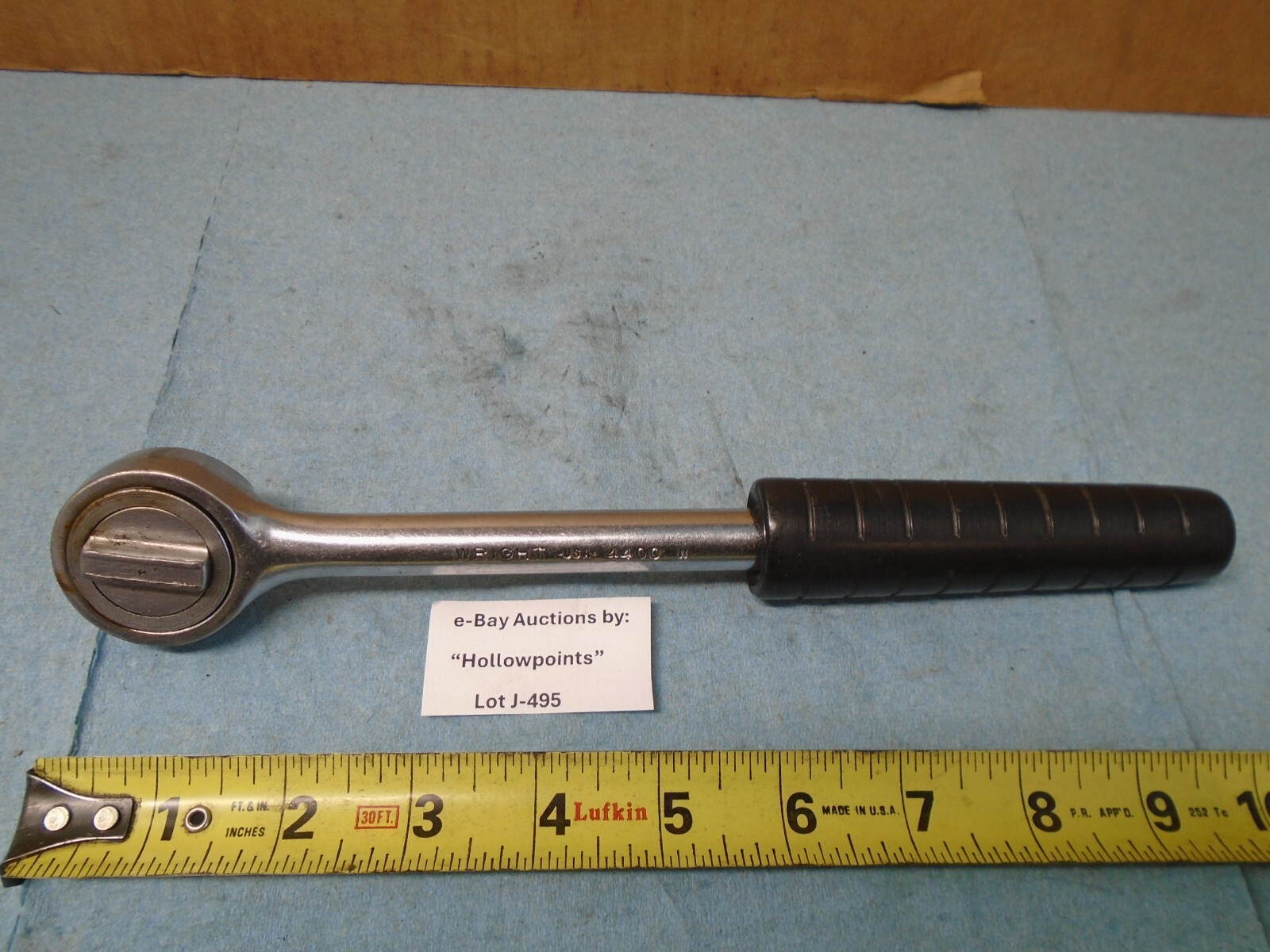 Wright 4400 Ratchet 1/2″ Drive Classic Old School Tootsie Roll Handle J495