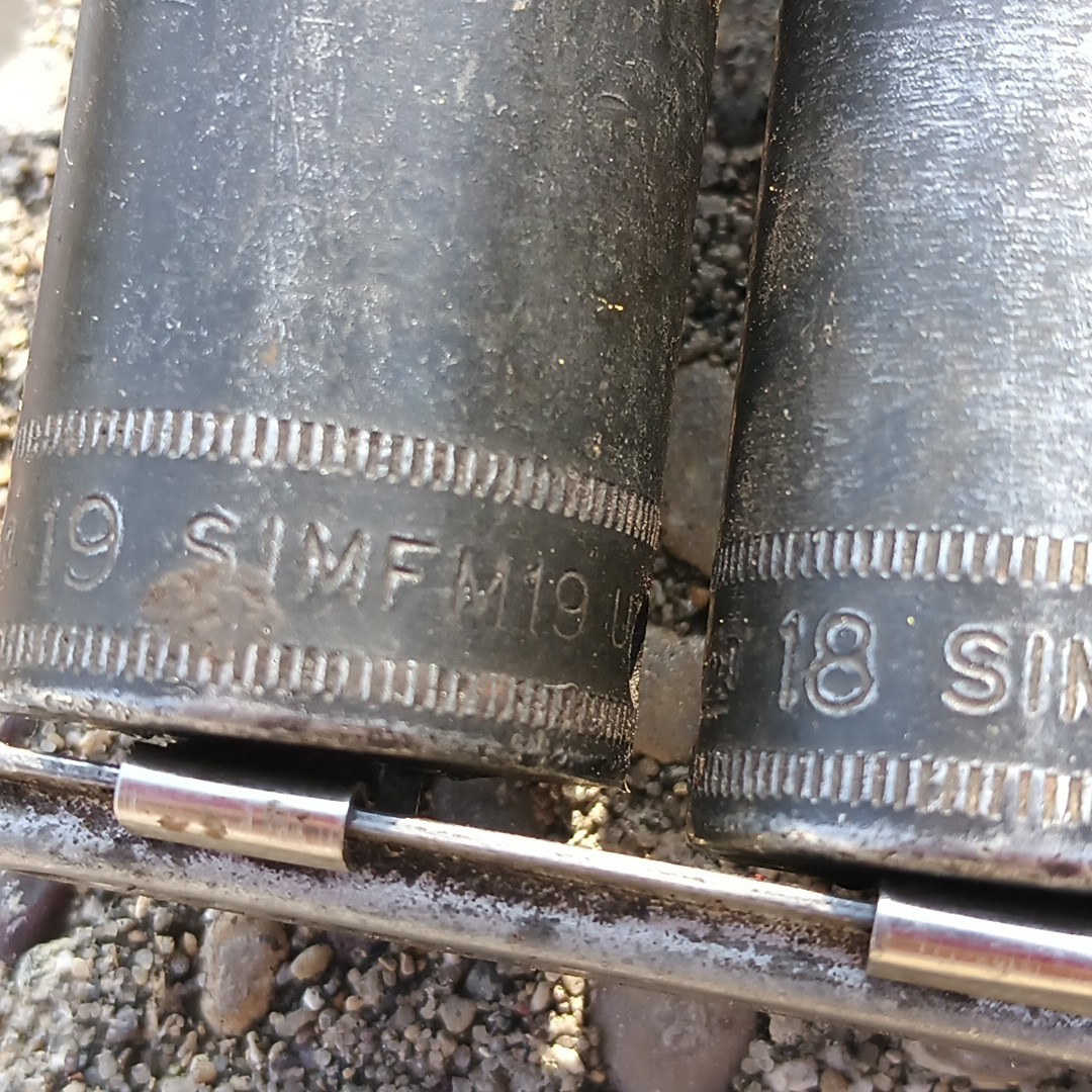 Snap-On SIMFM Set 3/8″ Drive Metric Deep 6 Point Impact Socket 8mm – 19mm Rail