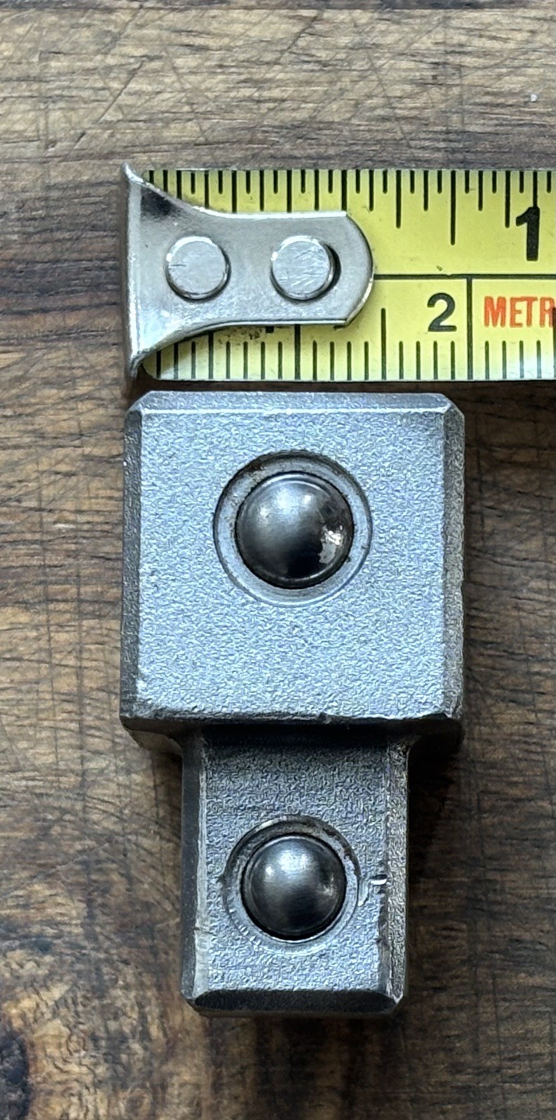 1/2” male up or down to 3/8” male Removable Ratchet Head / reducer / step up .