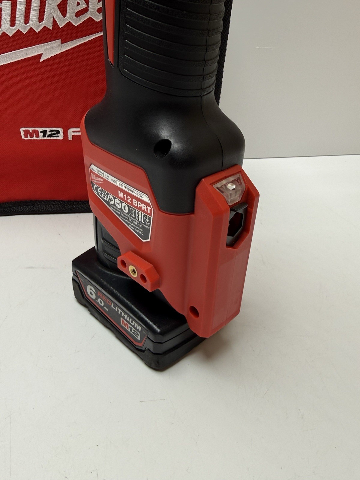 Milwaukee M12BPRT-201X 12V Pop Rivet Gun Cordless Brushless With 6 Ah Battery