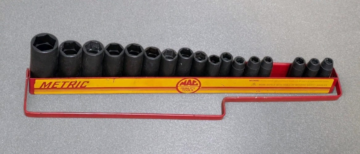 14 Snap-on Impact Deep Well Socket Set Metric SIMFM 24 to 8mm 3/8″ Drive MAC