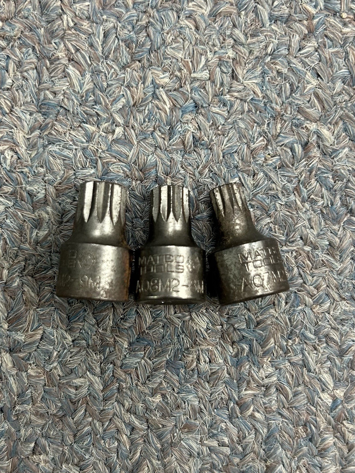 Matco Tools BQ / AQ Metric 3/8” Triple Square 11pc Socket Set