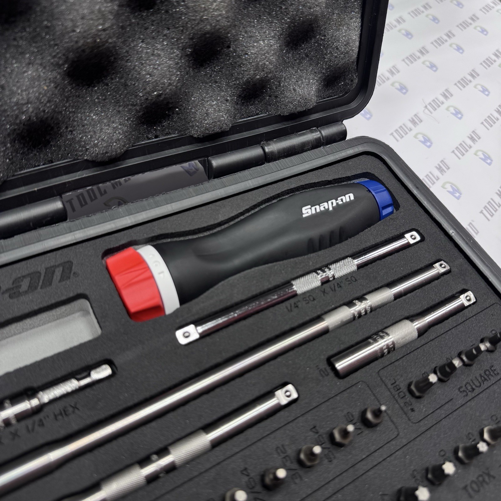 Snap-on Tools LIMITED RED WHITE & BLUE Ratcheting Screwdriver Set SGDMRC44FRWB