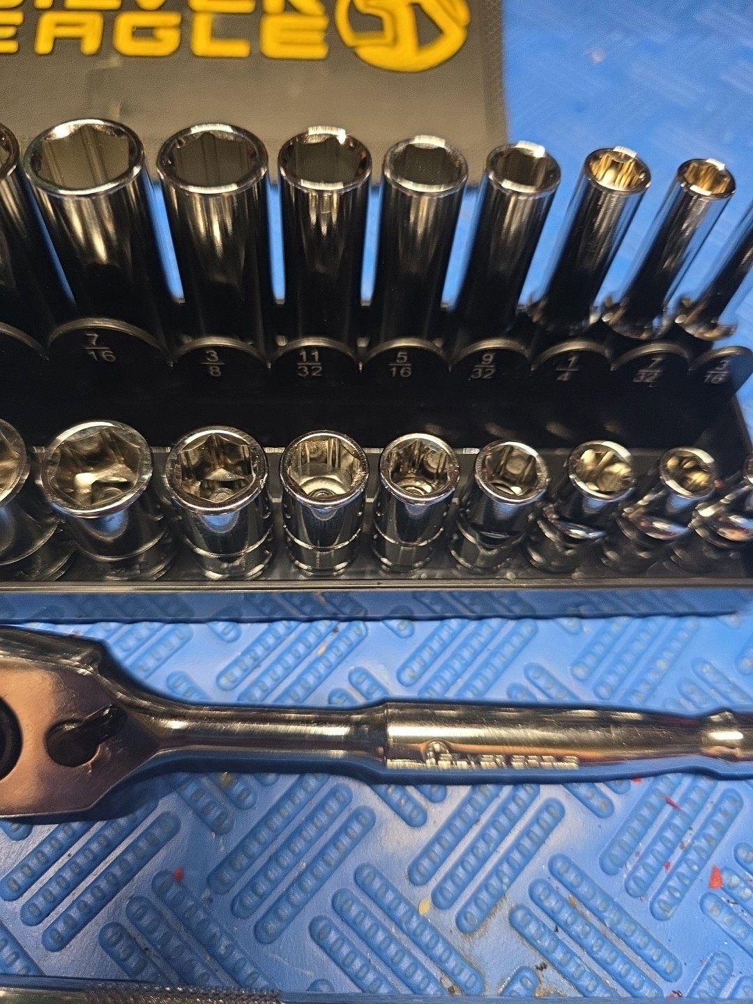 MATCO Tools Silver Eagle 1/4 dr SAE Socket Set Deep and Shallow