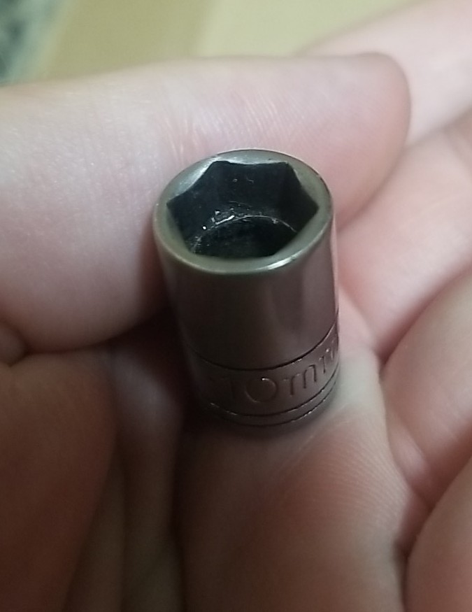 S-K Tools Usa, 10mm 6 Point Socket 1/4 Dr. 40709 Shallow
