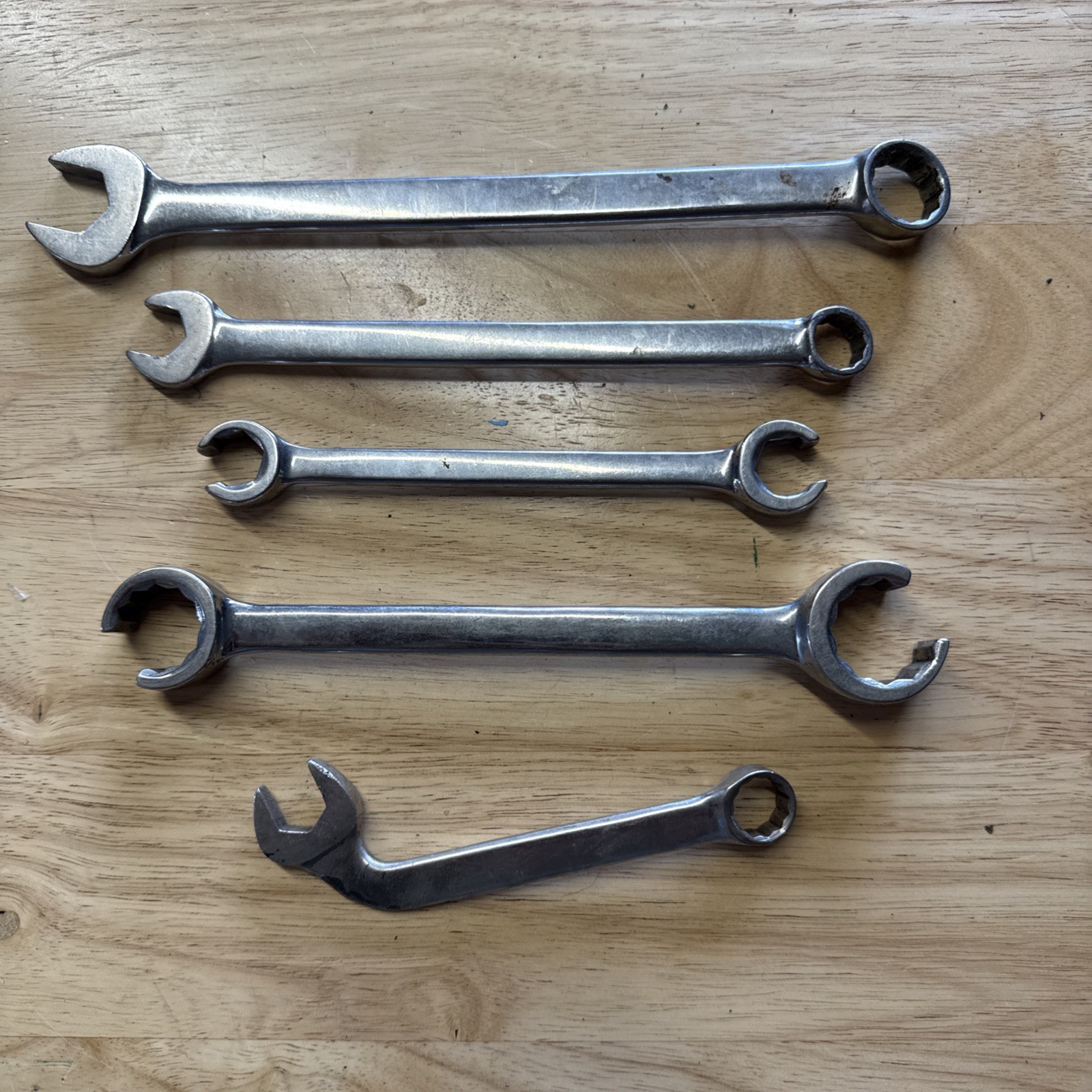 Mixed Set – Wrench- Matco Mac TOOLS Open End And Closed End See Pictures*