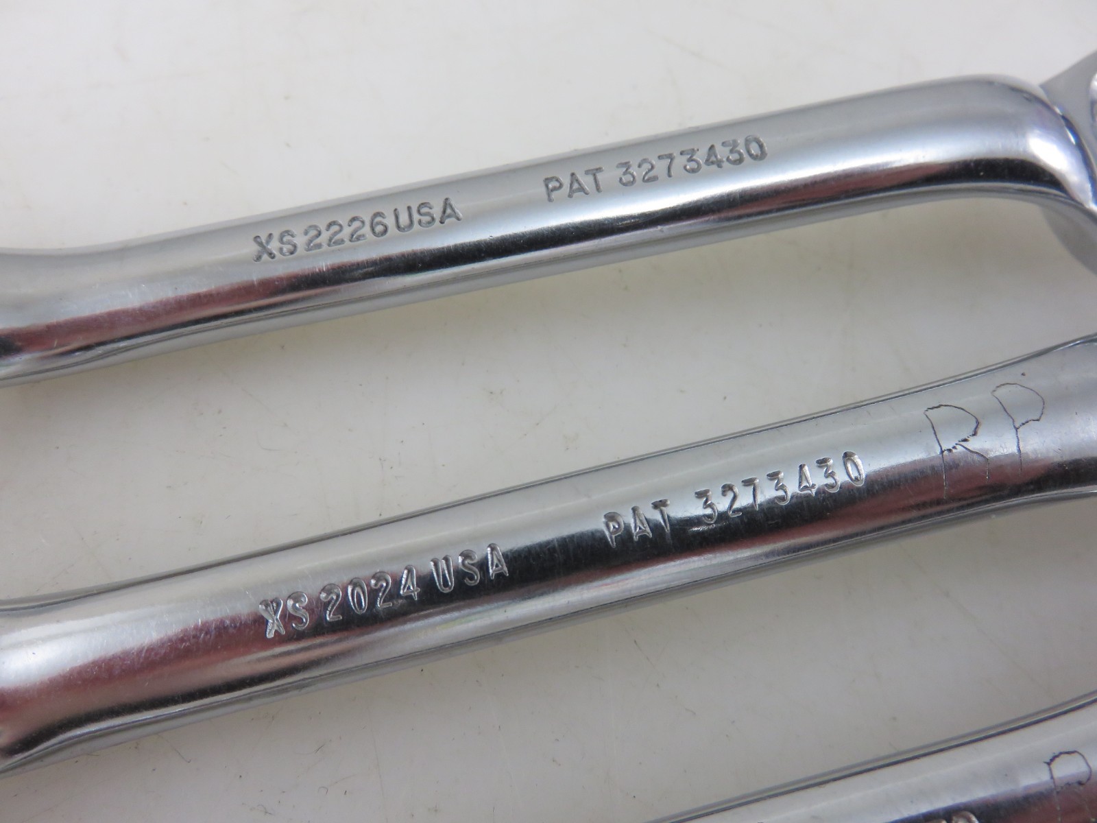 Snap-On XS SHORT Offset Box End Wrench 8pc Set 3/16″-13/16″ **NO 1/4″ x 5/16″*