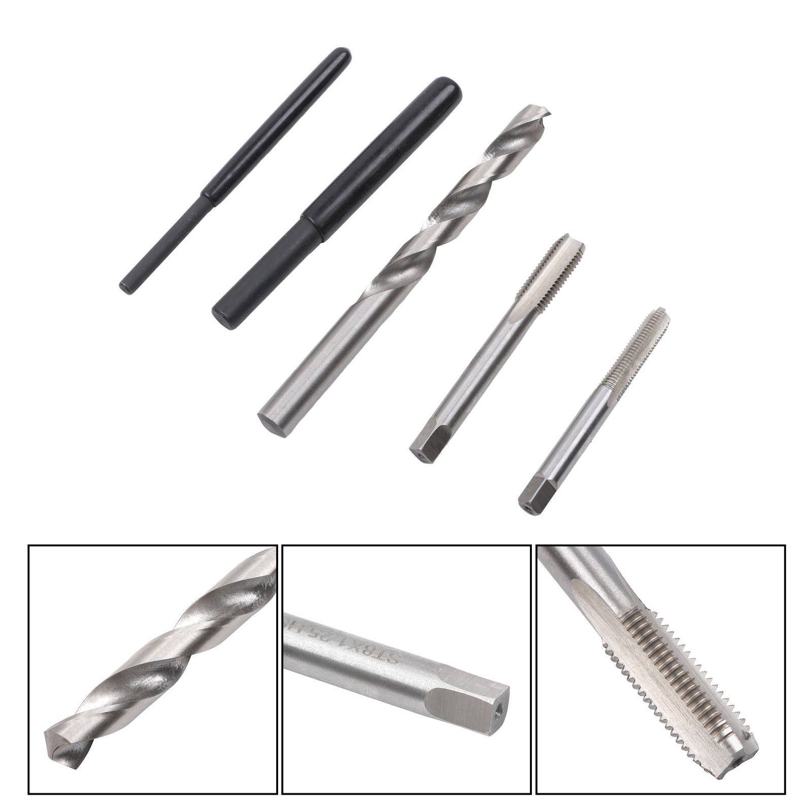 LABLT Helicoil Thread Repair Kit SAE ＆ Metric M5-M12 Rethreading Tool Kit 338PCS