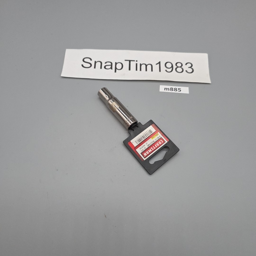 Craftsman Tools 3/8″ Drive 3/8″ 6 Pt Deep Socket SAE Easy Read G2D 45835 USA