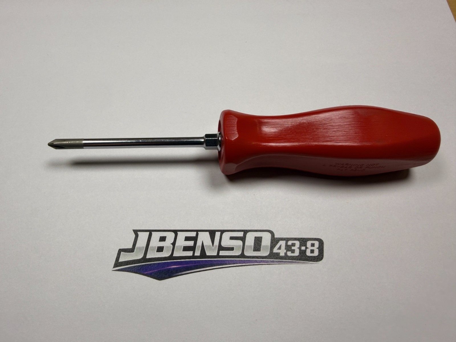 Snap-on Tools RARE 70th Anniversary Hard Grip #1 Phillips Screwdriver SDDP31