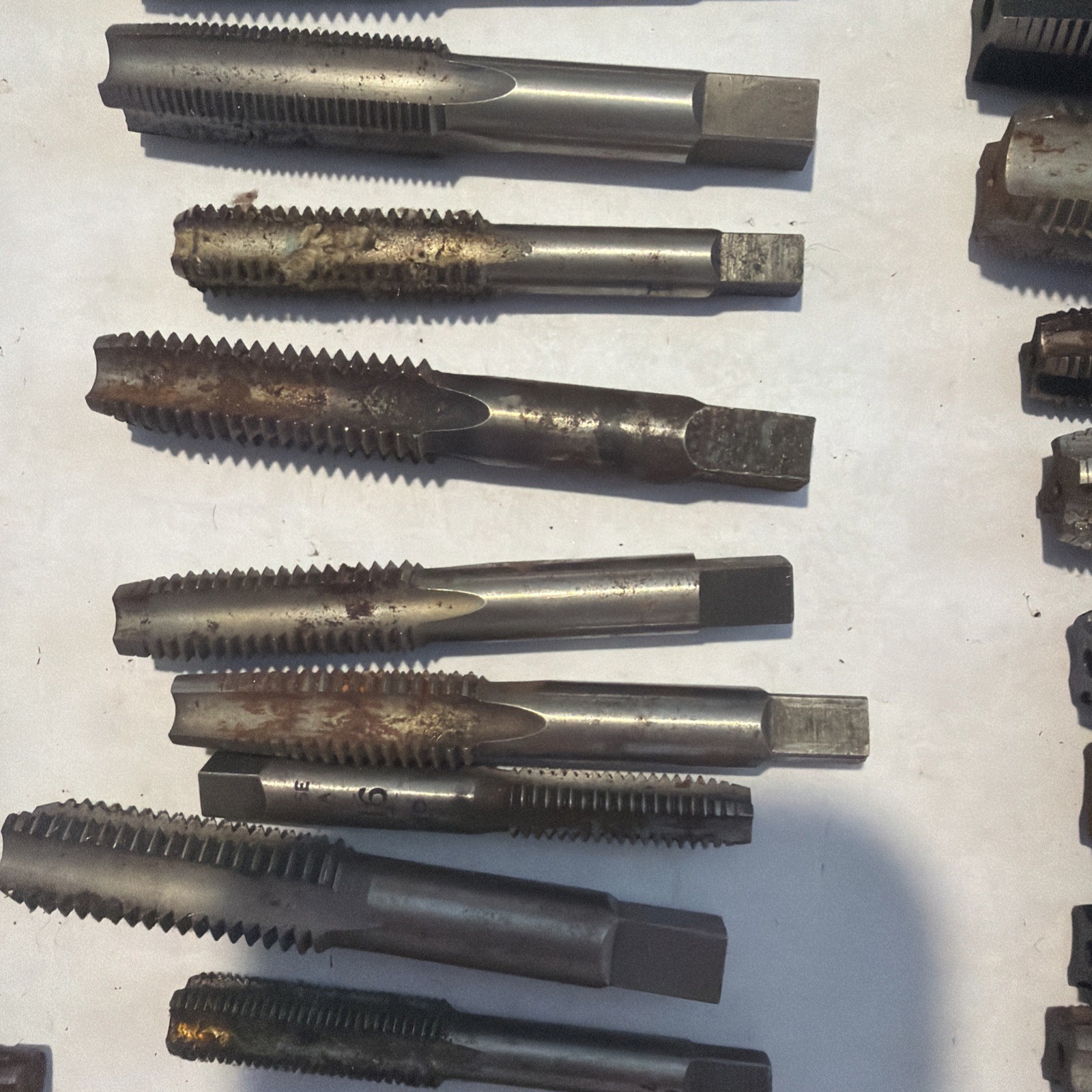 Mixed Lot R&N / Hanson / SKF Thread Taps Machinist Shop Tool