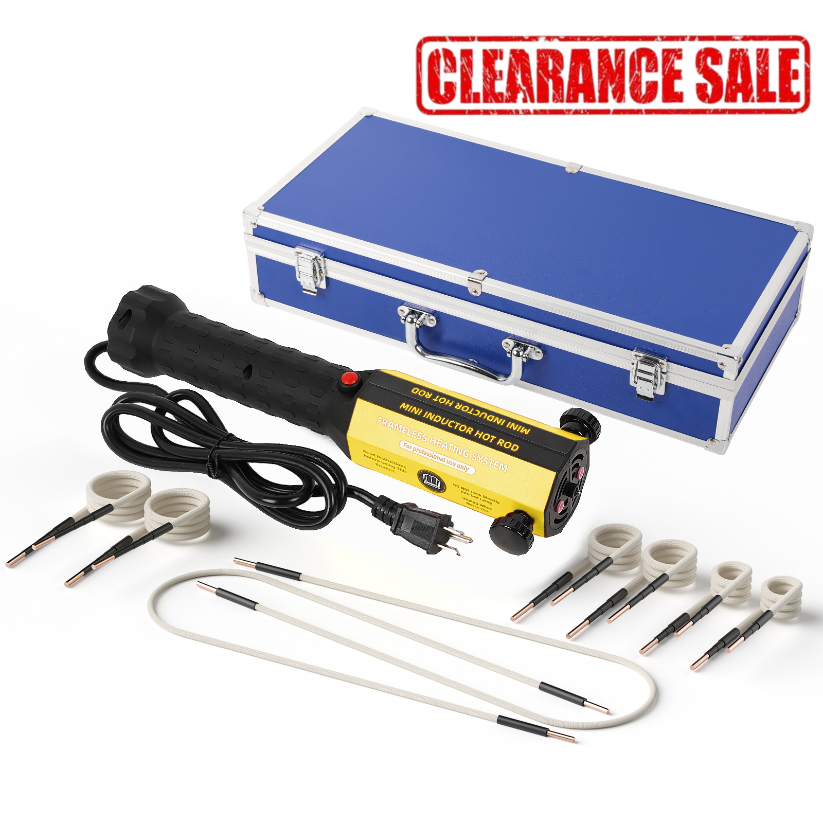 Magnetic Induction Heater Kit with 8 Coils for Rusty Screw Removing 1200W 110V