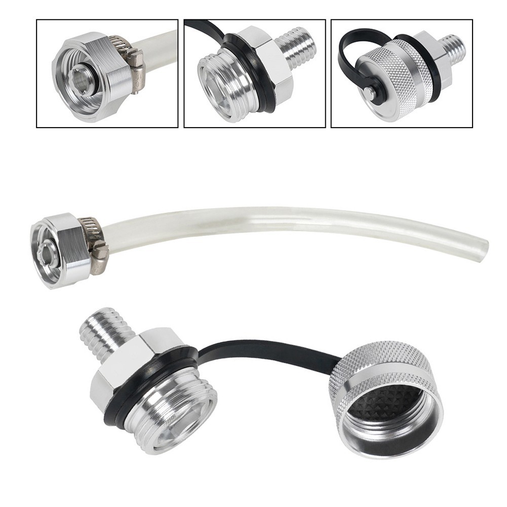 Hydraulic Quick Release Valve Aluminum for M12x1.25 M12x1.5 M12x1.75 Fittings