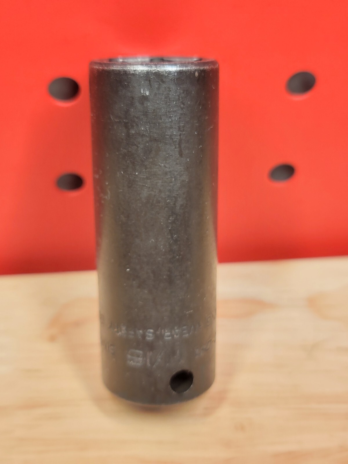 Snap-on Tools SIMF220 11/16″ SAE 3/8″ Drive 6-Point Deep Impact Socket USA