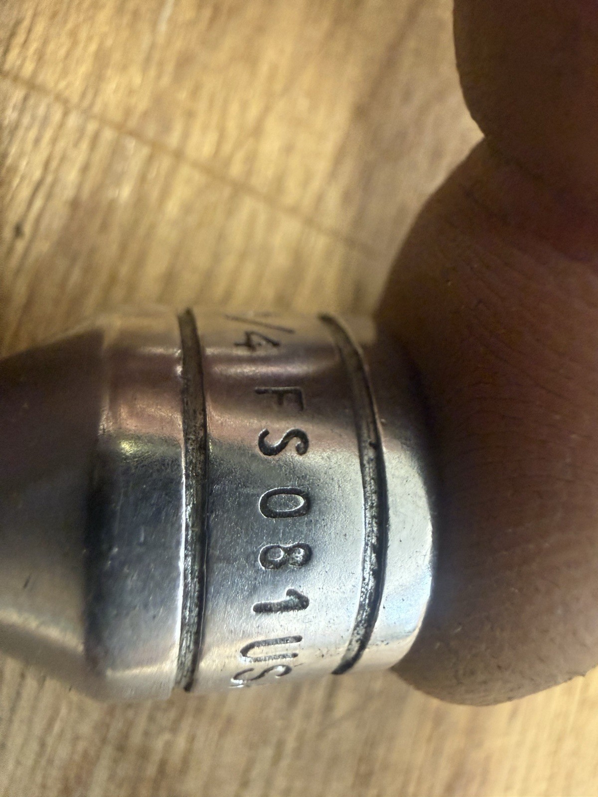 Vintage Snap-on 1/4”, 3/8″ Drive, 6 Point Socket FS081 USA 🇺🇸