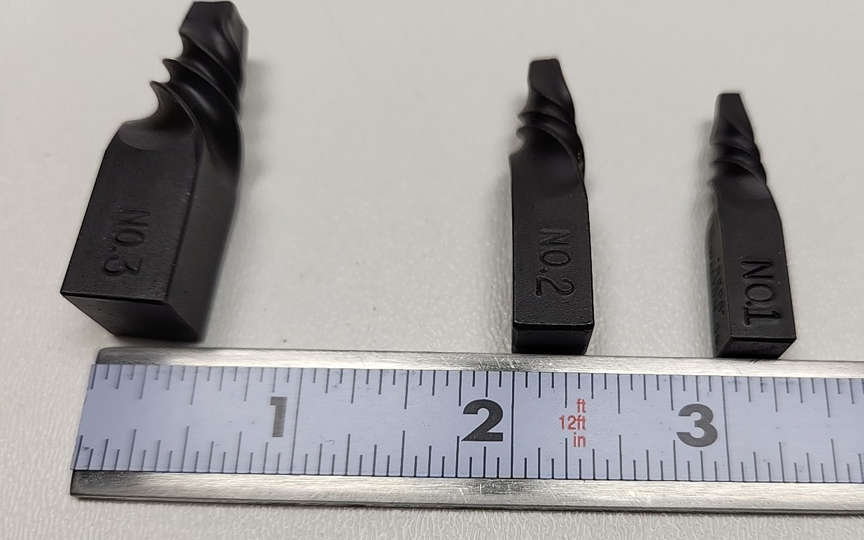 Walton Pipe Stud And Screw Extractors 3 Piece Set Reps #1, #2, #3 New Old Stock