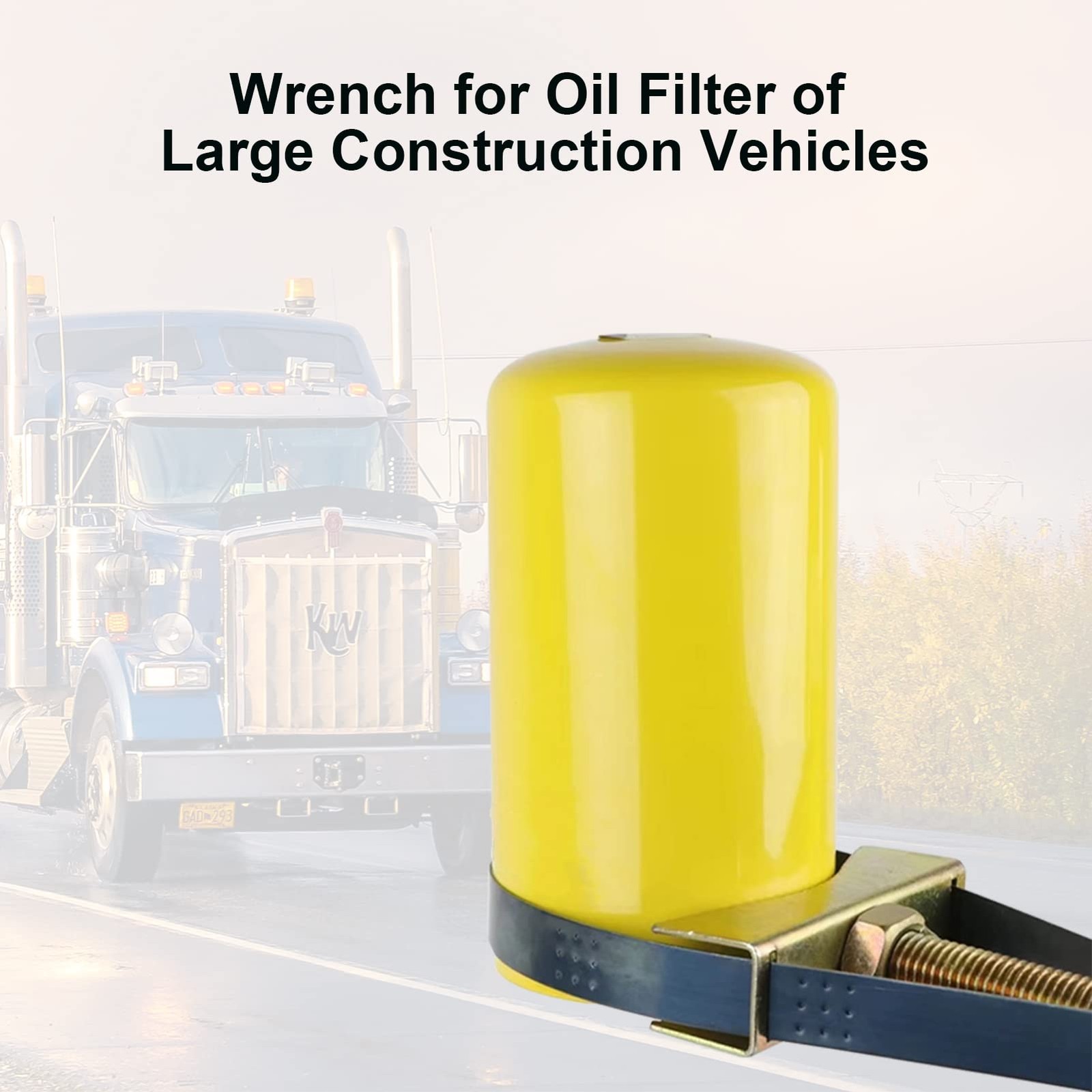 Oil Filter Wrench Removal Tool Heavy Duty Adjustable Strap 915 Cm Diameter For T