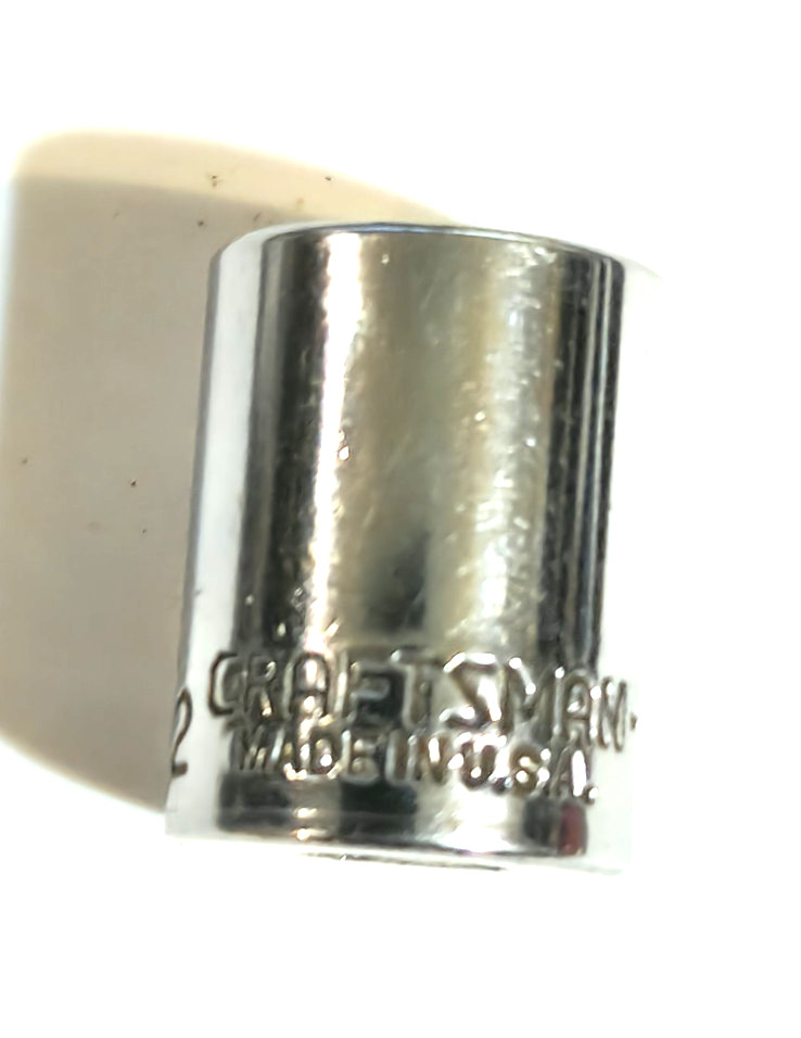 1/2 inch Craftsman socket 43499 -vv- 1/4 drive 6 point 7/8 length free shipping