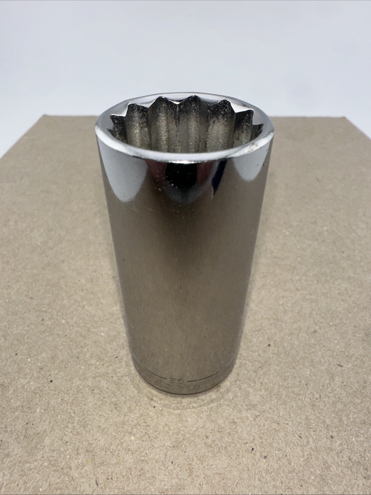 Craftsman 7/8 in. x 3/8 in. drive. 12 Point Deep Socket, CMMT 43319. Used. 643