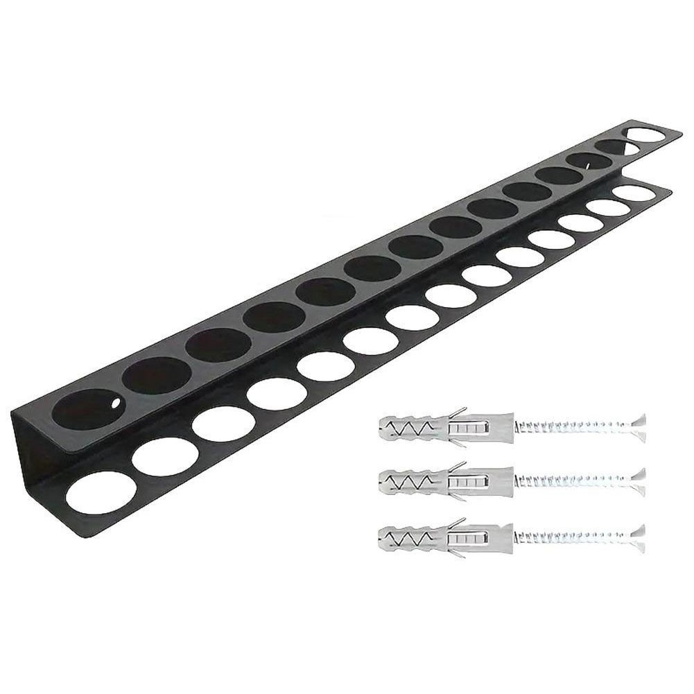 Space Saving Heavy Duty Wall Mounted Screw Driver Holder Tool Rack for Workshop