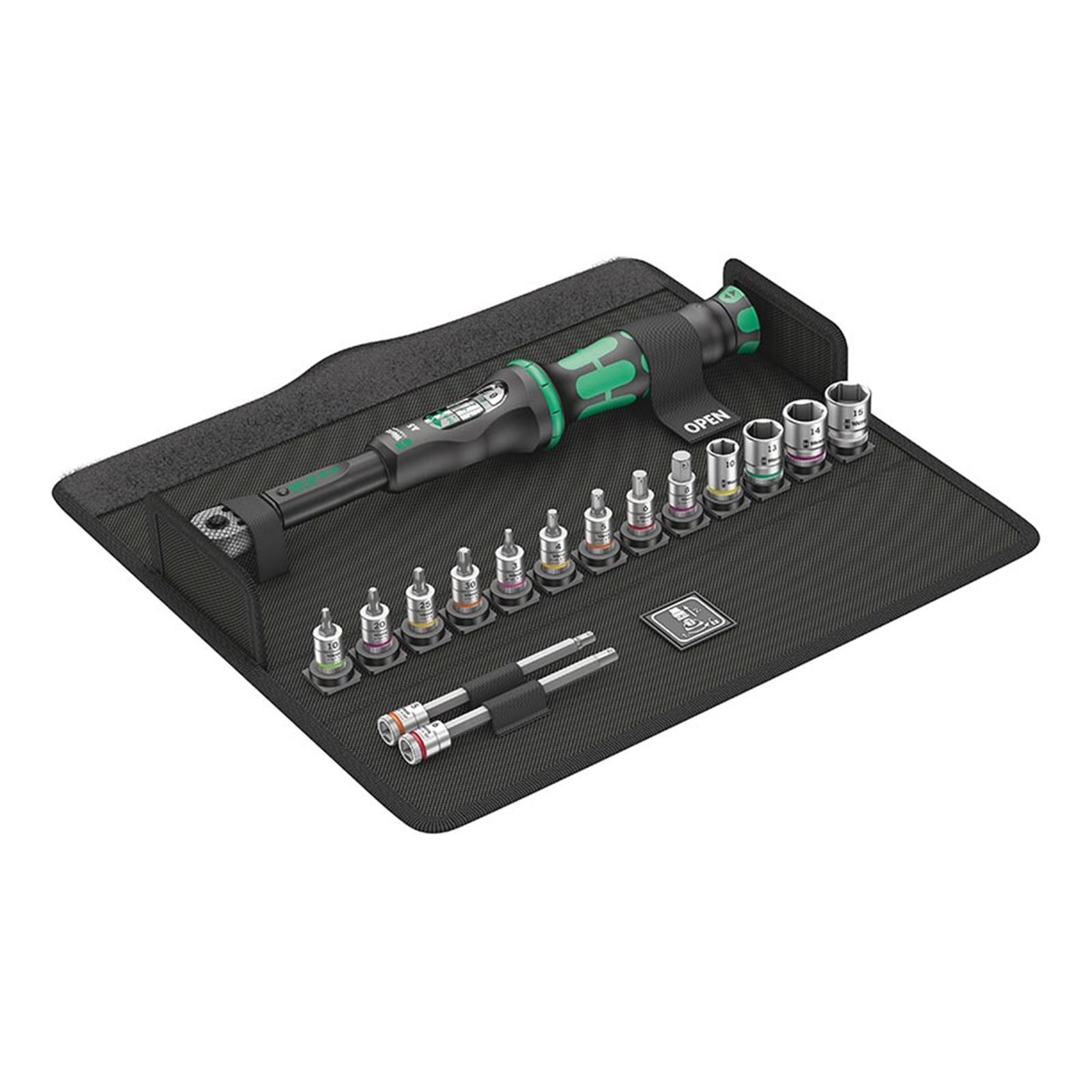 Wera Bicycle-Set Torque 1 Torque Wrench – 2.5-25Nm – 1/4» Drive Set 05004180001