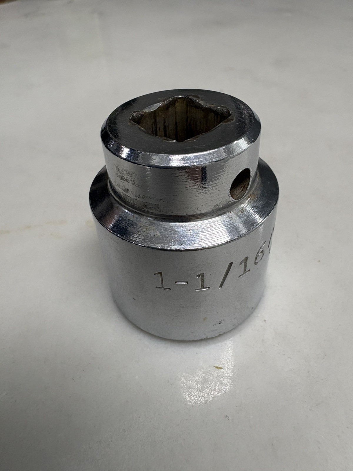MAC Tools V346 1-1/16in 6 Pt 1/2” Drive Shallow Socket USA