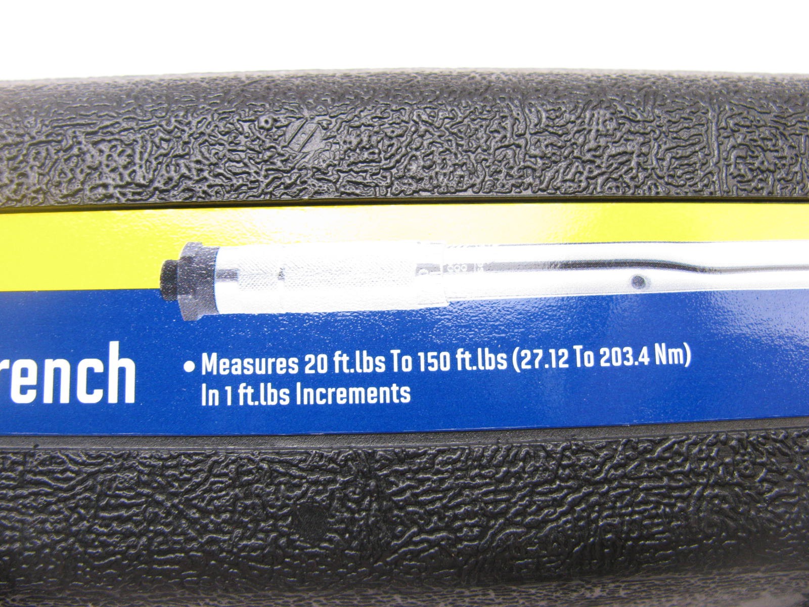 Gearhead GH3002 Adjustable Ratcheting Torque Wrench 1/2″ Drive, 20-150 Lbs