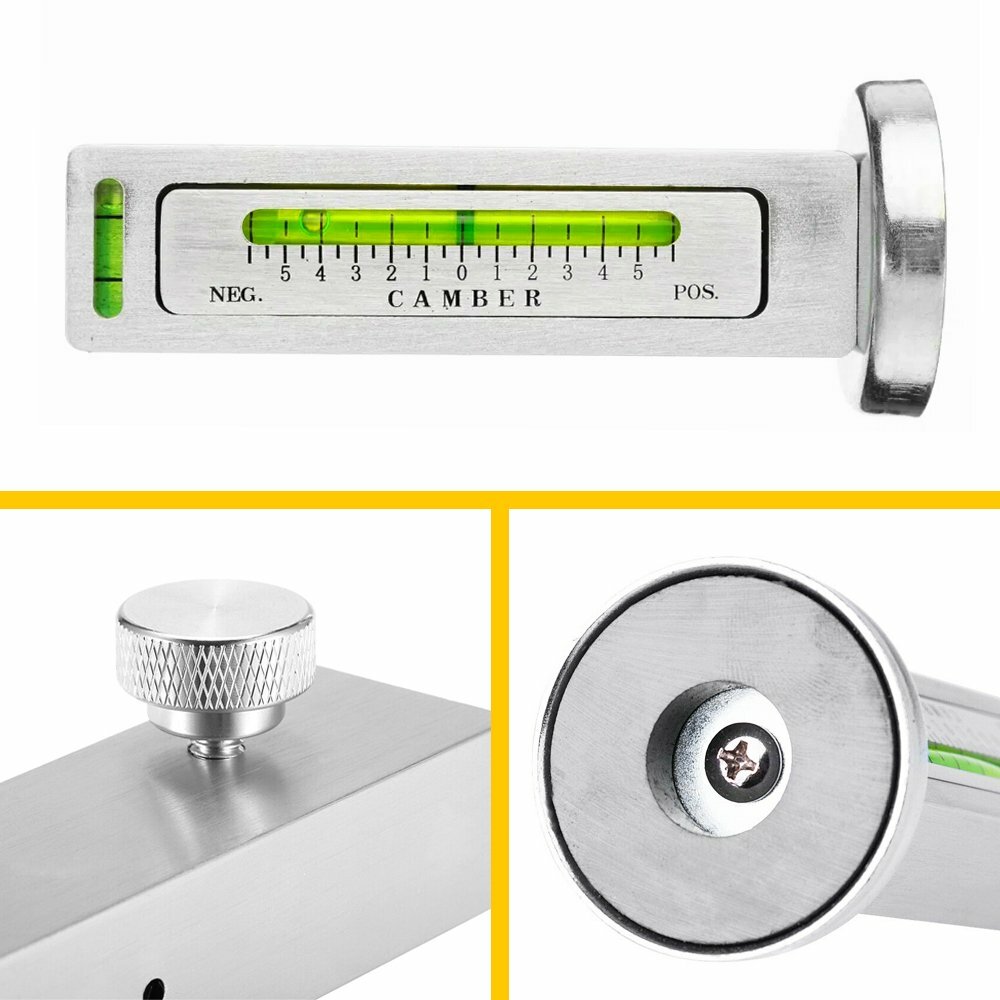 Adjustable Magnetic Gauge Tool Camber Castor Strut Wheel Alignment Fit Truck Car