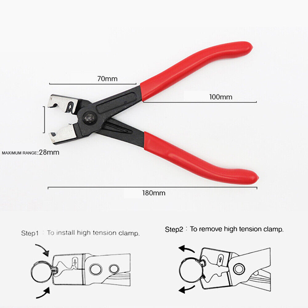 Clicr-R Type Hose Clip Plier Practical Metal Collar Clamp CV Boot Swivel Tool