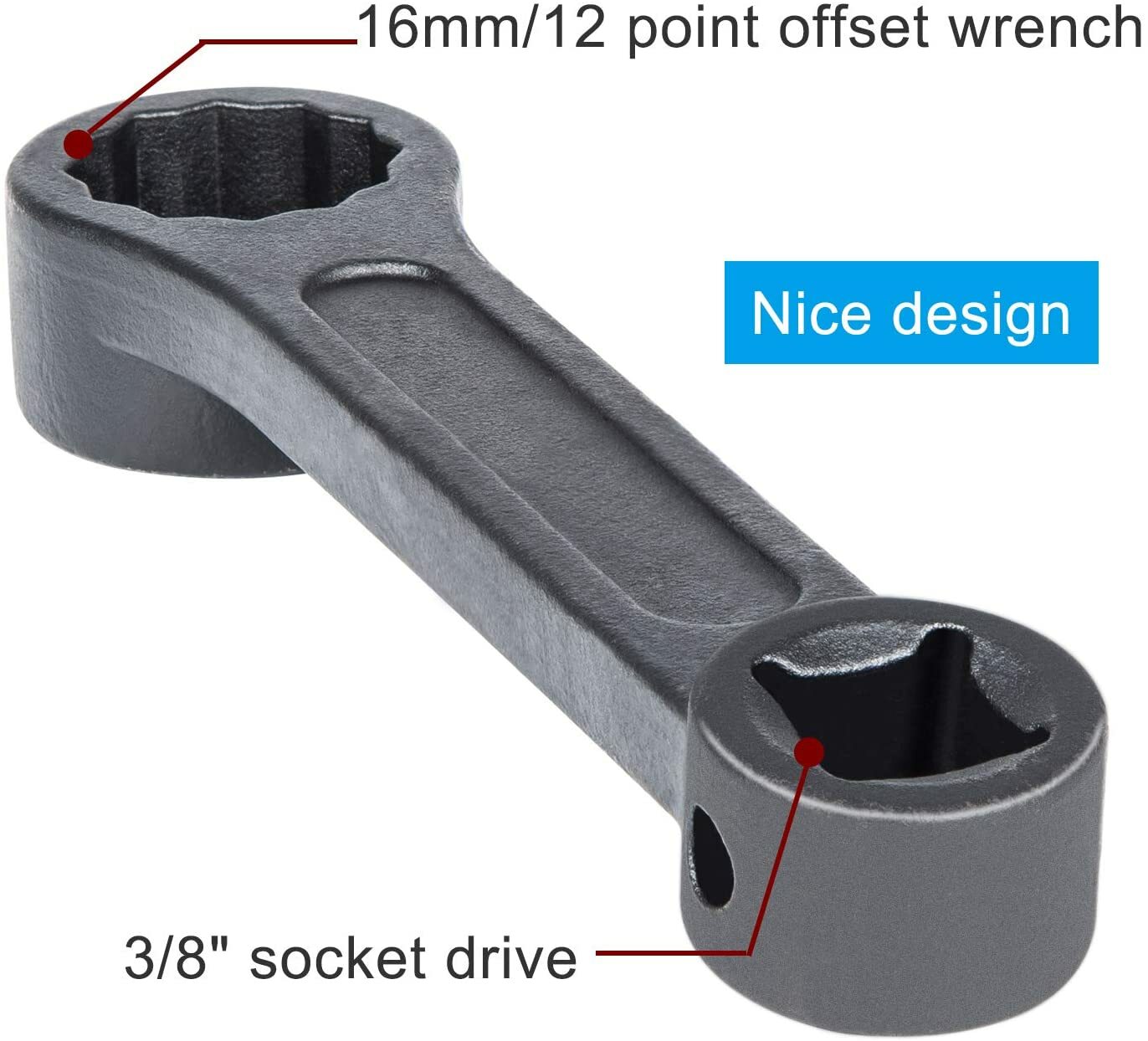 Offset 16mm Engine Mount Socket Wrench 4693 fits for Mercedes Benz