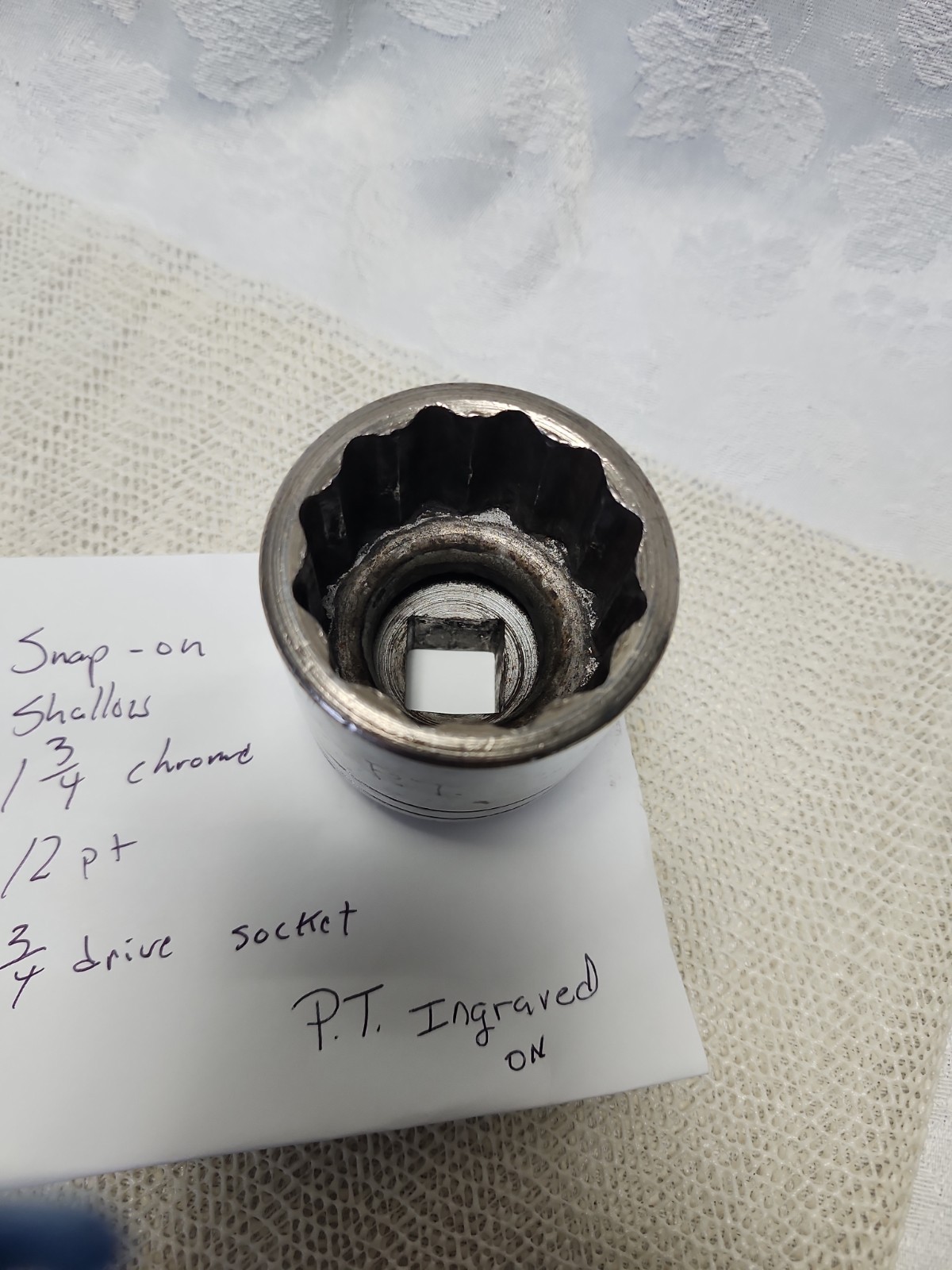 Snap-On ~ 1-3/4 Socket, LDH-562, 12 Point, 3/4” Drive. See Photos For Reference