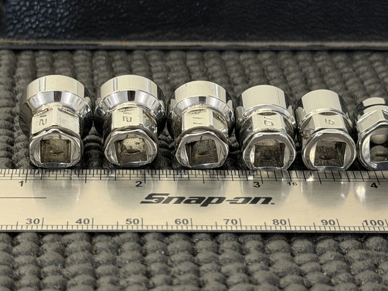 Snap-On 10 of 12PC 1/4″ Low Profile Drive Socket Ratchet Set USA🇺🇸 – 112RTSMA