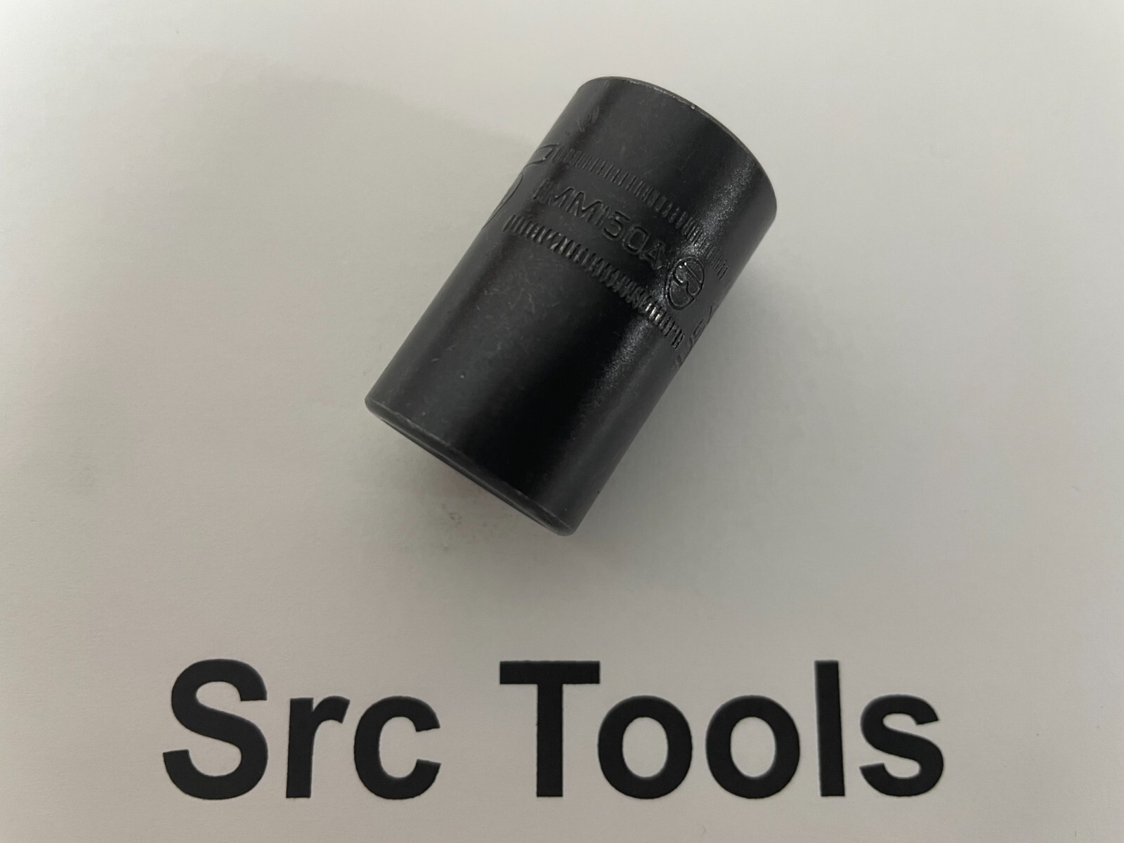 Snap-on Tools USA NEW 1/2″ Drive 15mm Metric 6pt Shallow Impact Socket IMM150A