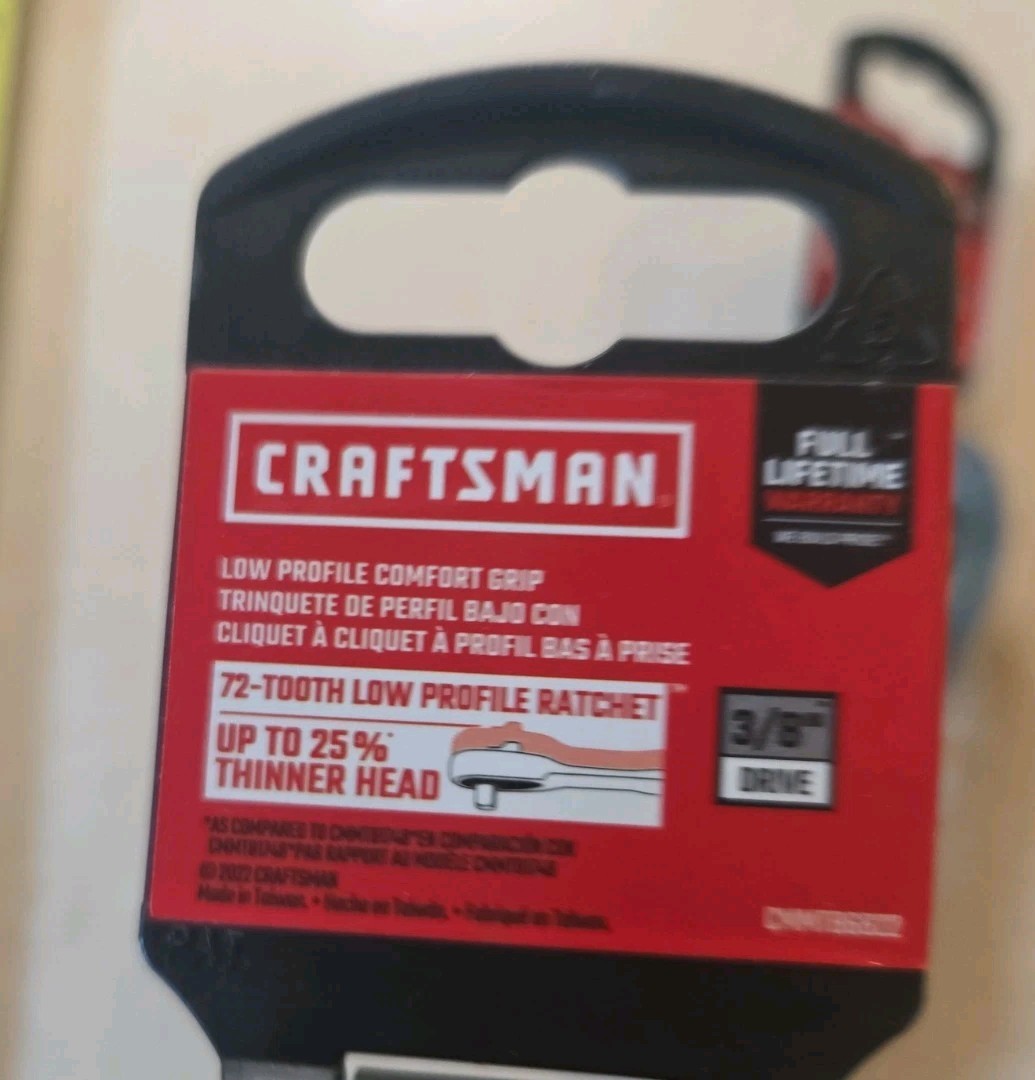 Craftsman Ratchet 3/8 And 1/2 Drive CONFORT GRIP 72-tooth 2TOTAL *NEW*