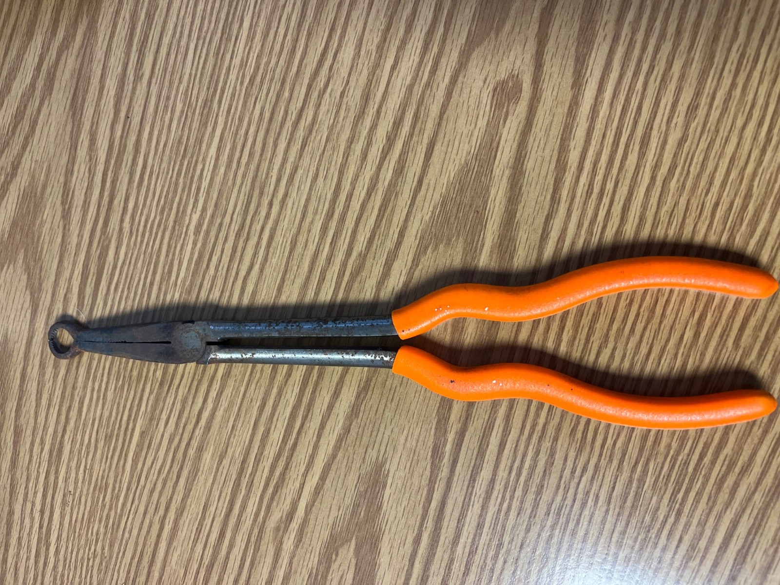 MAC TOOLS – P11MG-0 — 11.5″ LONG HOSE PLIERS WITH ORANGE HANDLES – LOC#225