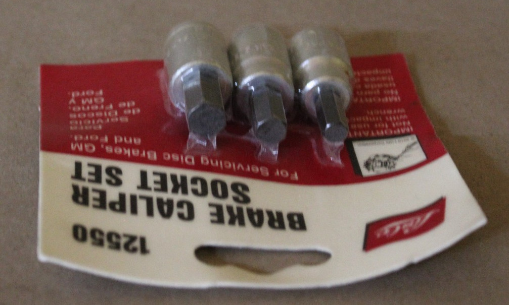 LISLE 12550 BRAKE CALIPER SOCKET SET