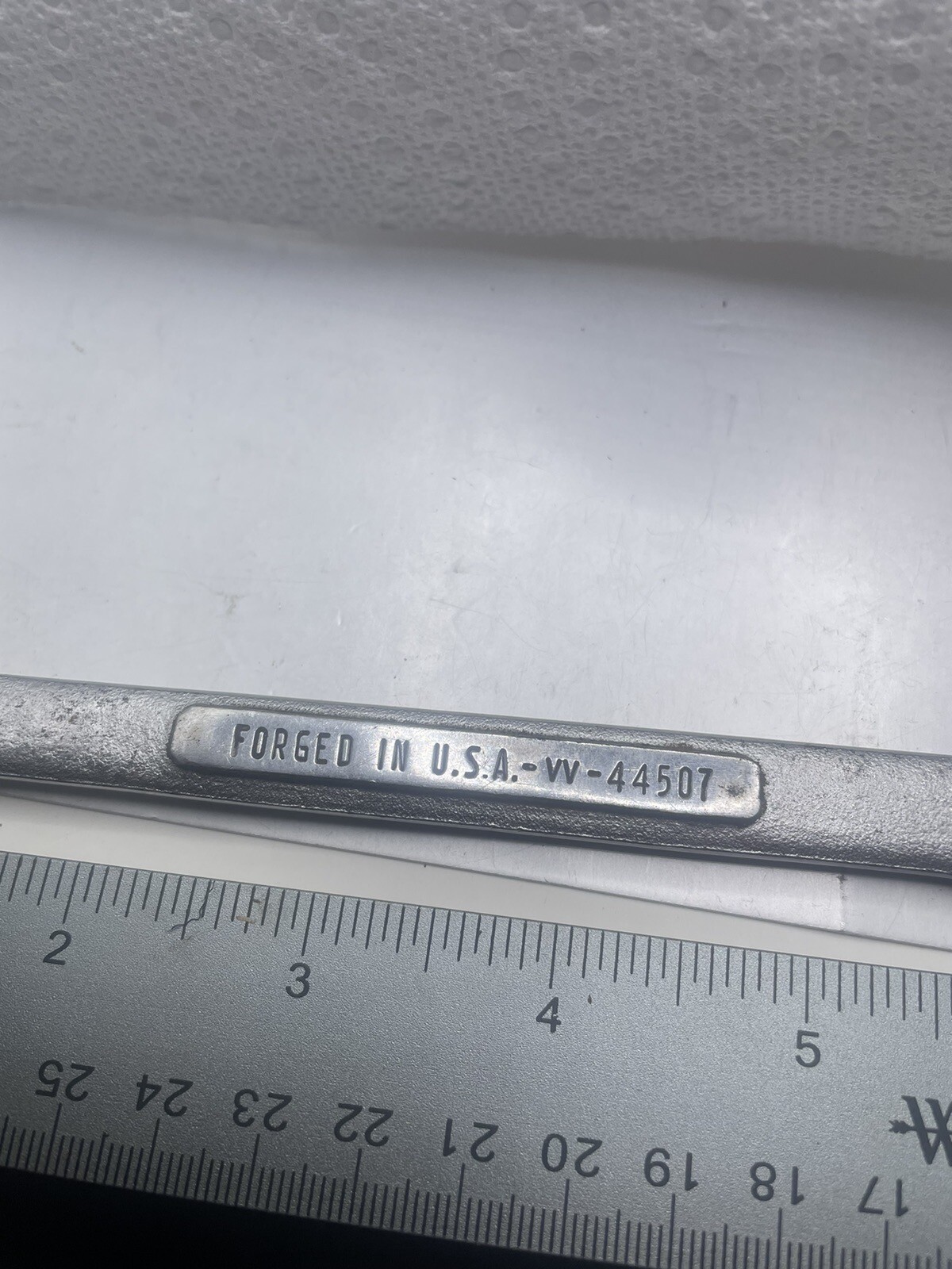 Vintage Craftsman 13mm x 15mm Open End Wrench Metric 44507 -VV- USA