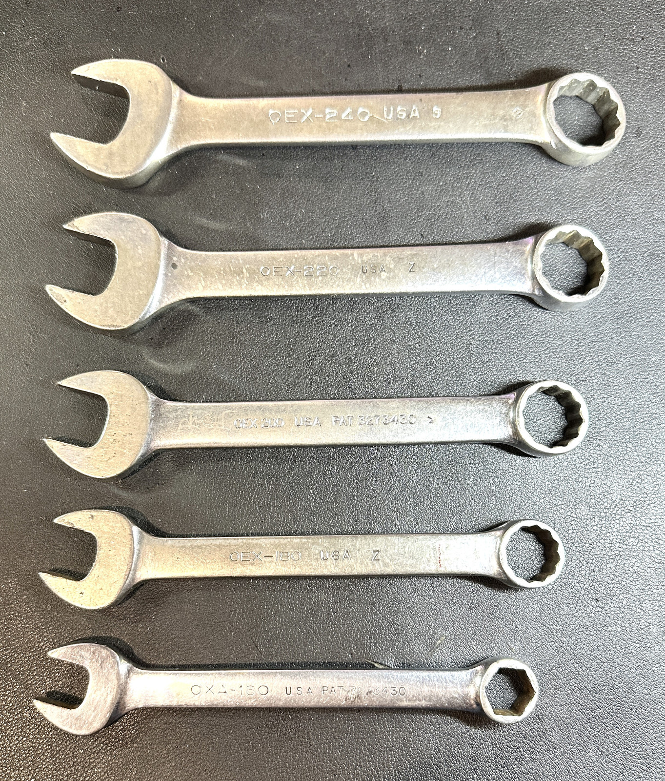 SNAP ON OEX-SERIES 5-PIECE SAE SHORT COMPINATION WRENCH SET (1/2″ – 3/4″) USA