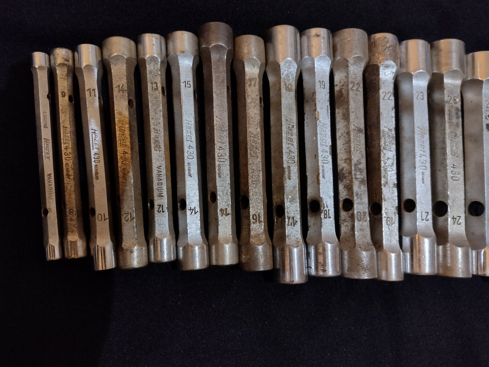 HAZET 430 WRENCH;32×30,29×27,28×25&26×24 23×21&22×20&19×18&15×14&13×12&10×11&9×8