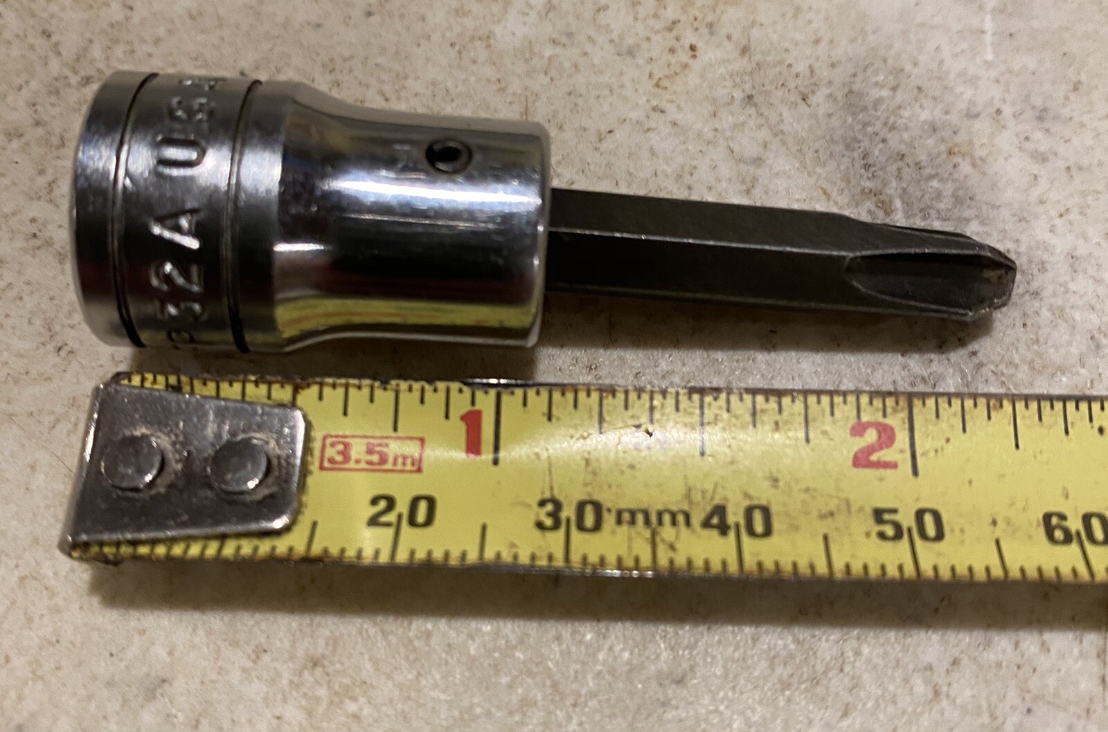 Snap on Tools USA FP32A 3/8″ Drive Phillips #3 Chrome Bit Socket