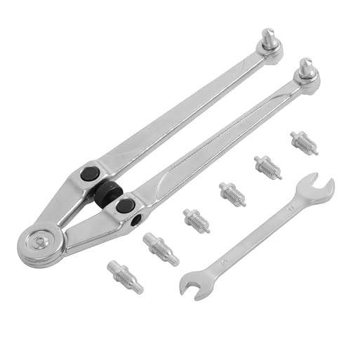 Adjustable Pin Spanner Wrench Set for Gland Nuts, 25/32″ to 3-15/16
