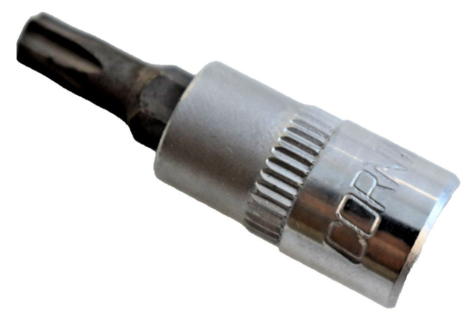 Cornwell Tools CBST27H0 T27H TORX Tamper Proof Bit Socket Driver 1/4″ Drive