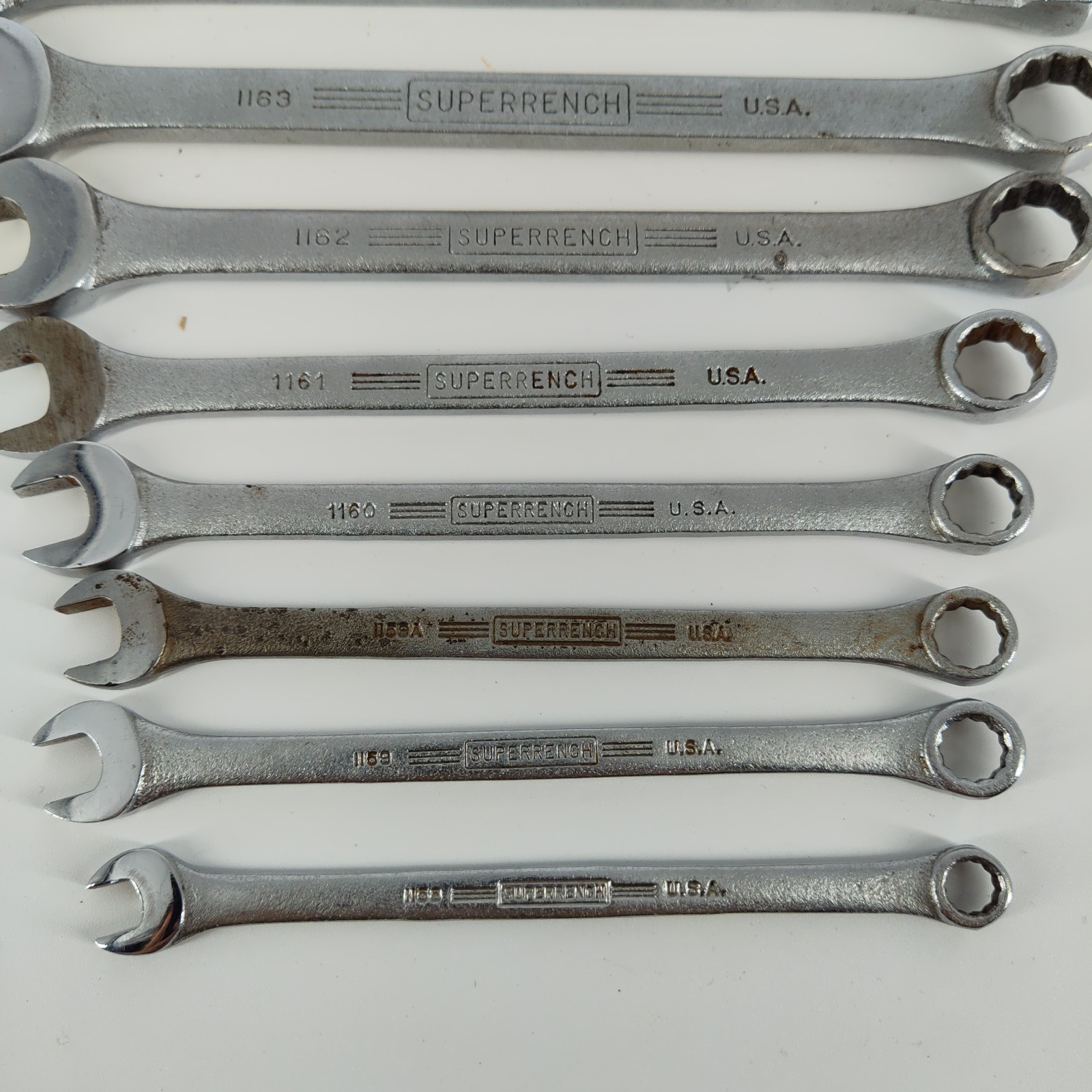 16X Williams Tool USA Combination Wrench Set SAE Superwrench WMS 1/4” To 1 1/4”