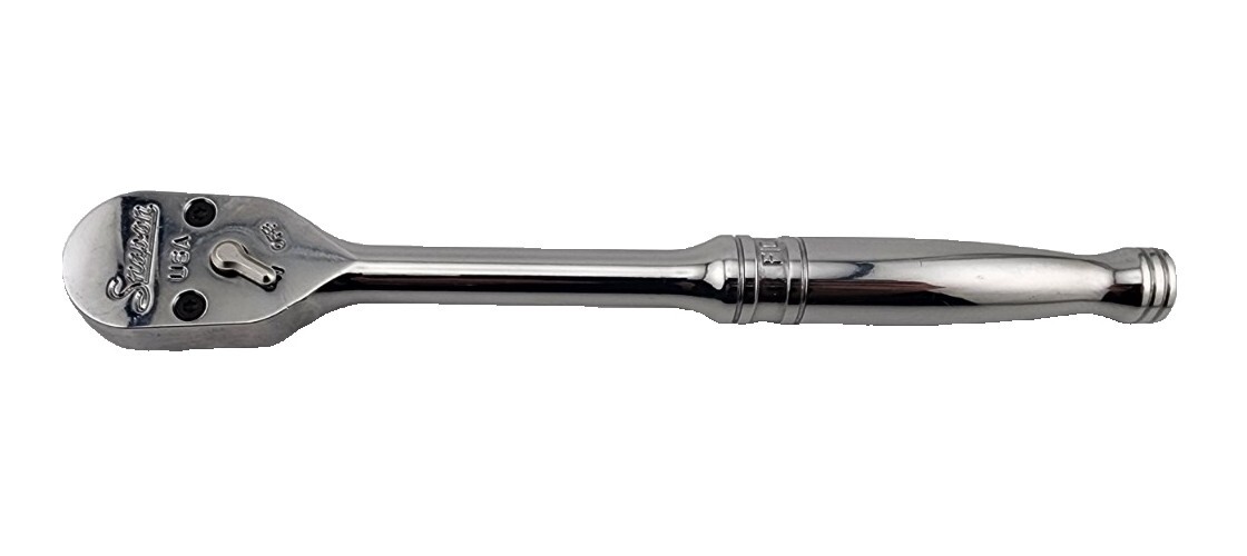 Snap On Tools New 2023 FH100 3/8 100 Tooth Low Profile Head Soft Grip Ratchet