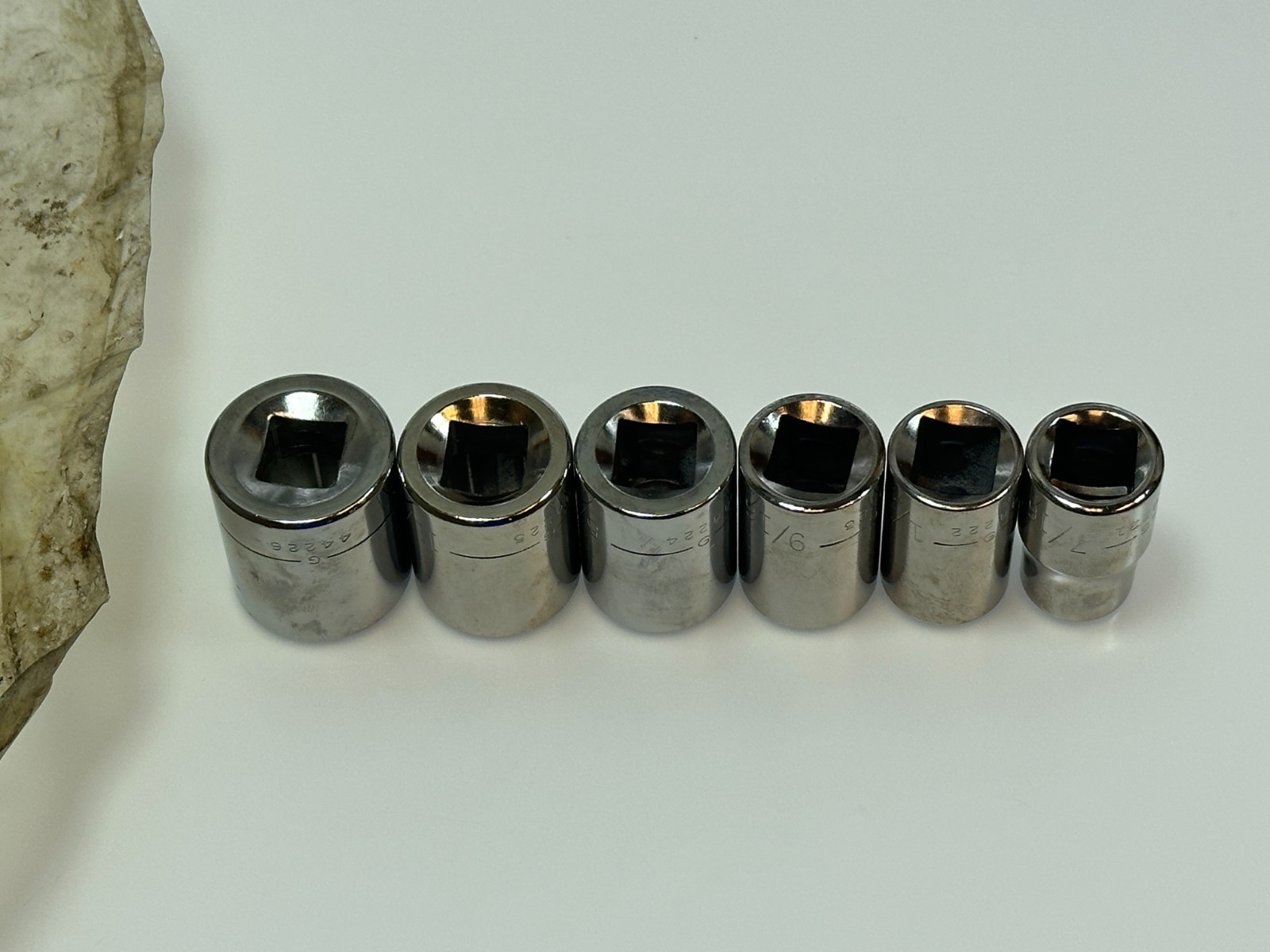 🇺🇸 Craftsman USA 6pc 1/2” Drive 8 Point Double Square Socket Set (NOS w/ Bag)