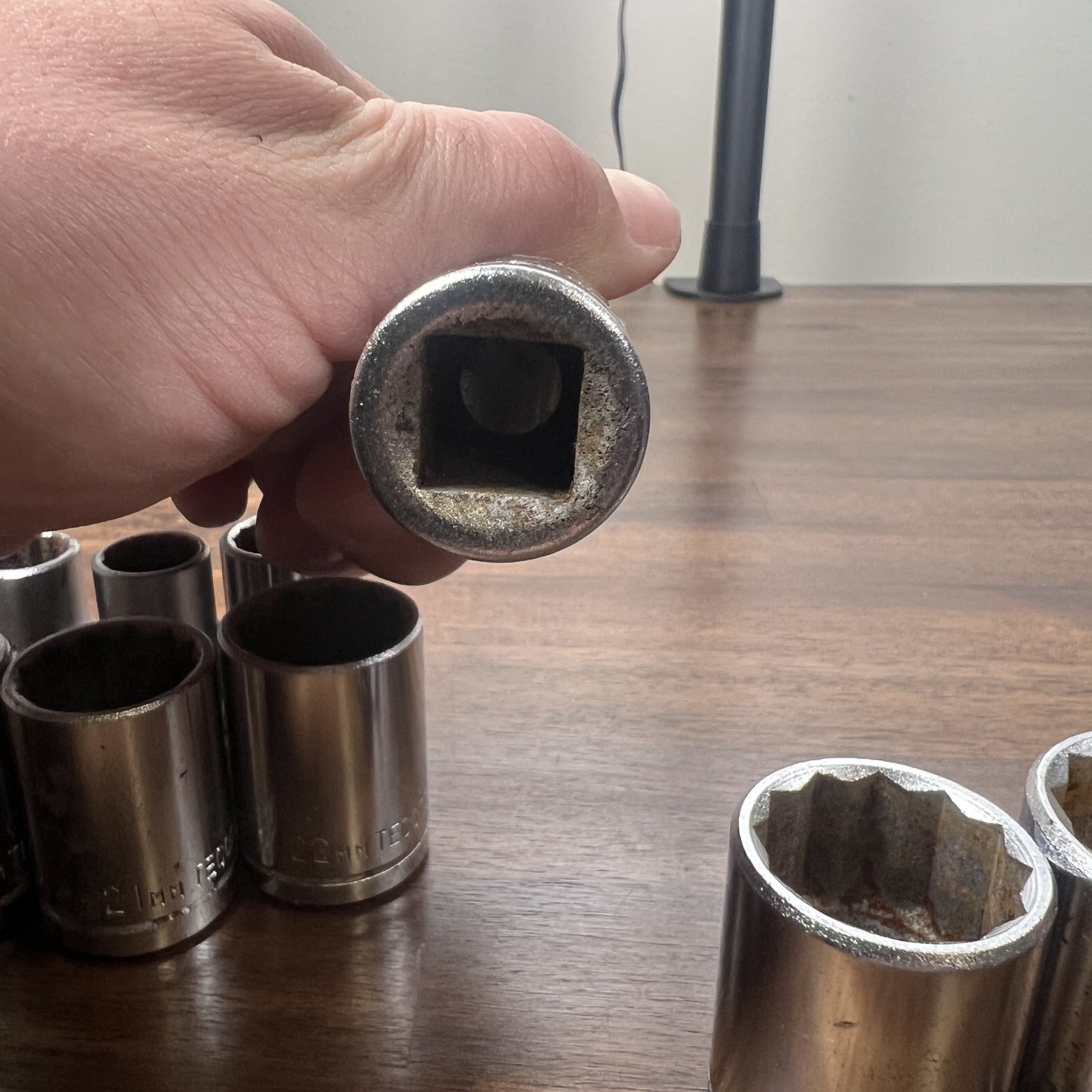 TecoMaster Vanadium 12 Point Socket Set (Missing Pieces) 11mm – 32mm See Picture