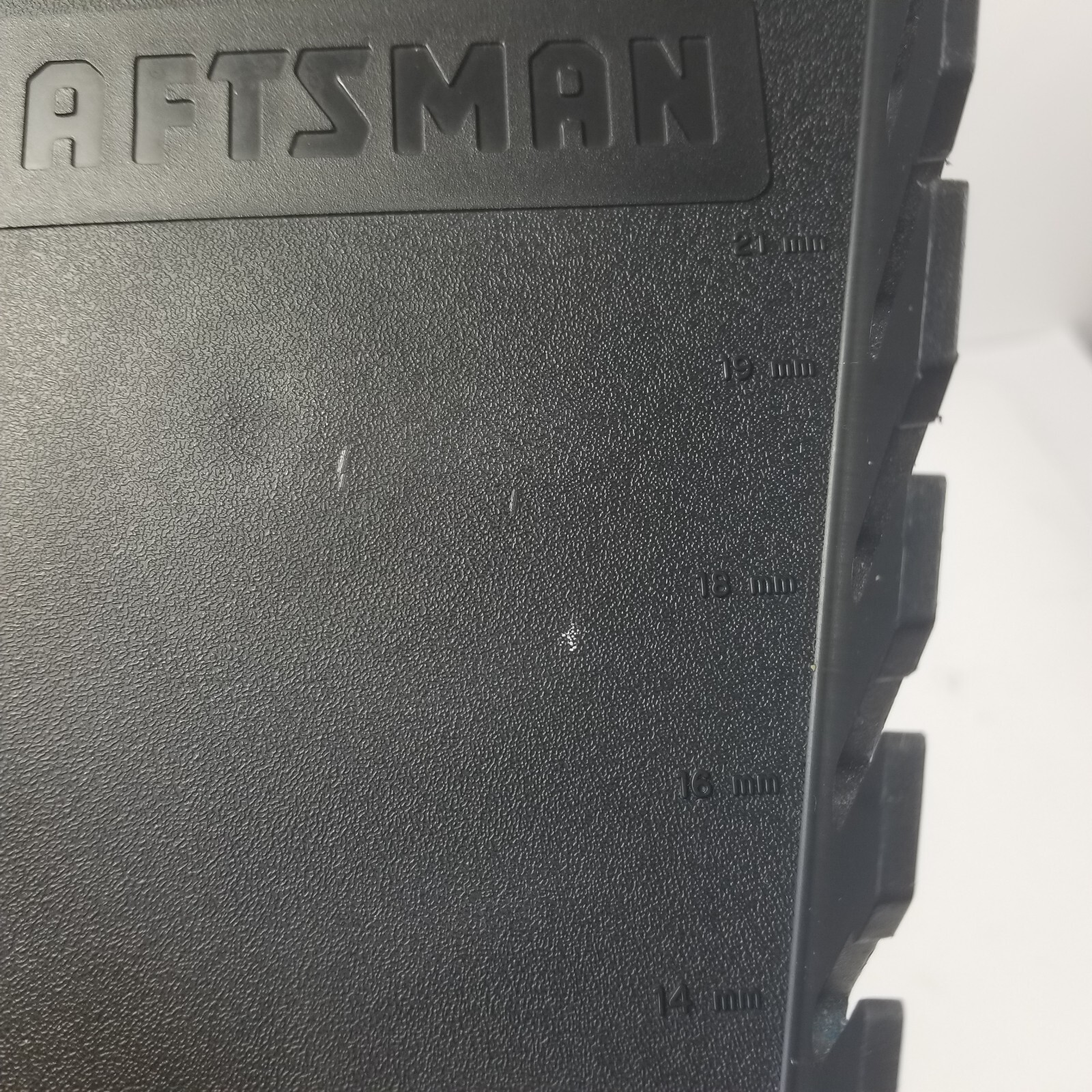 CRAFTSMAN Wall Mount Snap In Wrench Set Holder Only Black