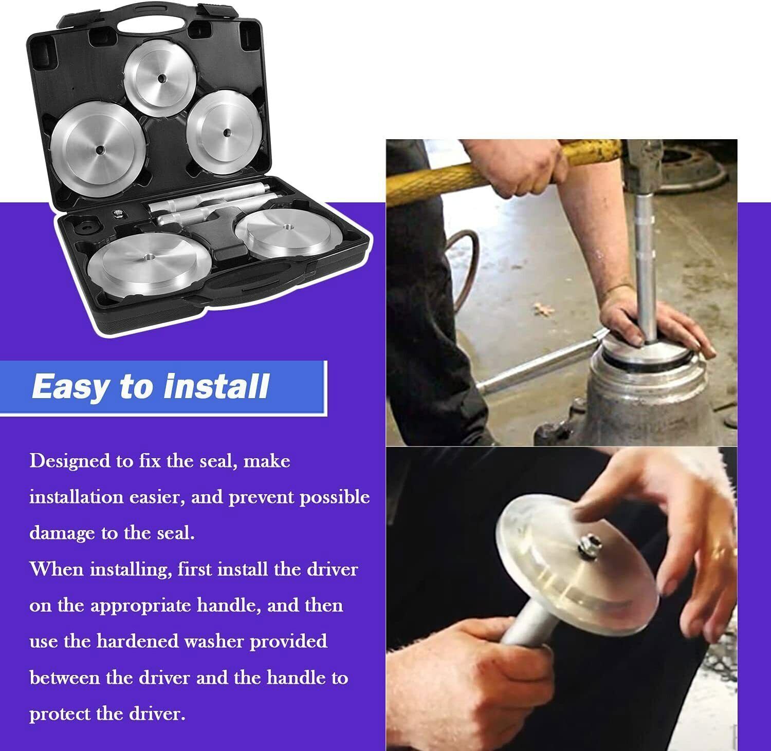 61850 Truck Hub Seal Installer Tool for Class 7/8 Trucks Trailers Medium Duty