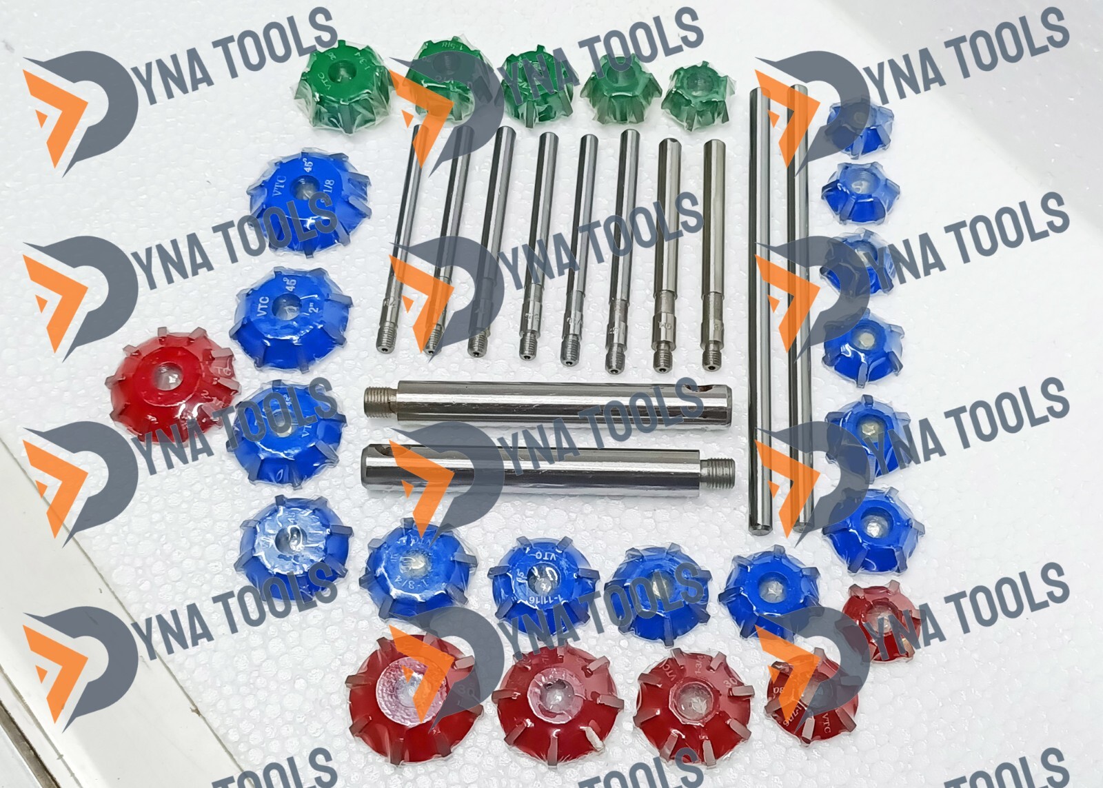 New Motorcycles 3 angle Valve Job Seat Cutter Set Carbide Tipped Best Quality